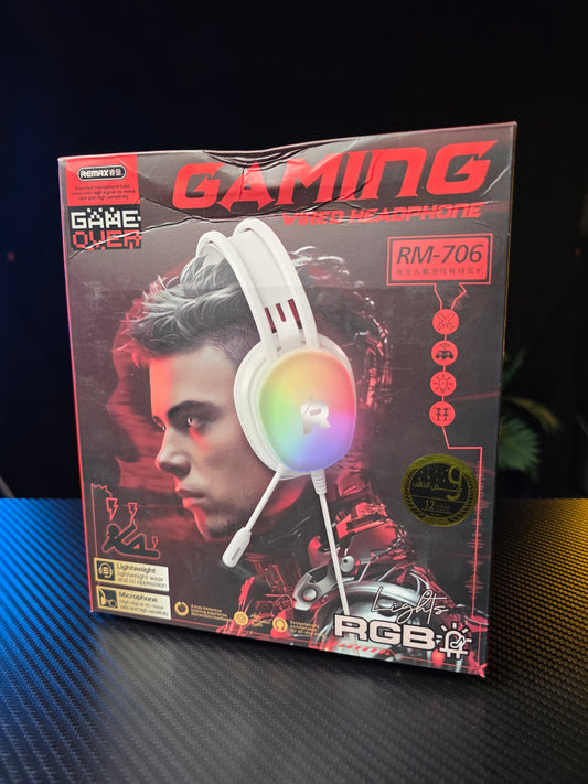 سماعة رأس ريماكس للجيمنج RGB