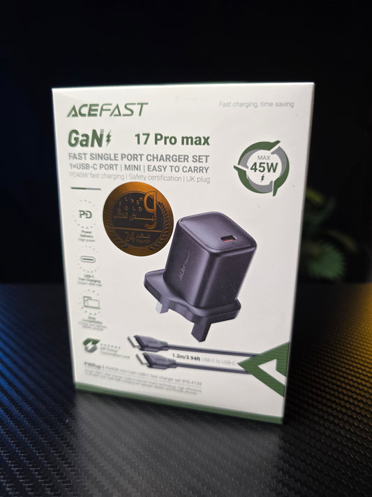 شاحن ايس فاست 45 واط تايب سي GAN